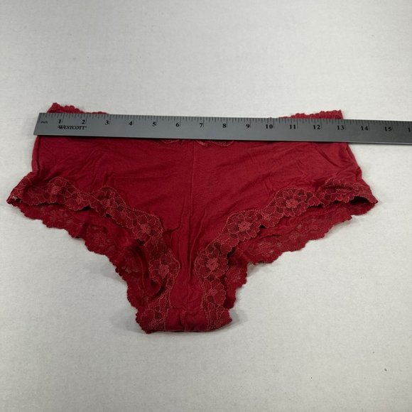 Maidenform Women's Sz 7 Large Panty Lace Waistband And Leg Openings Hi Cut NWOT - Picture 5 of 7